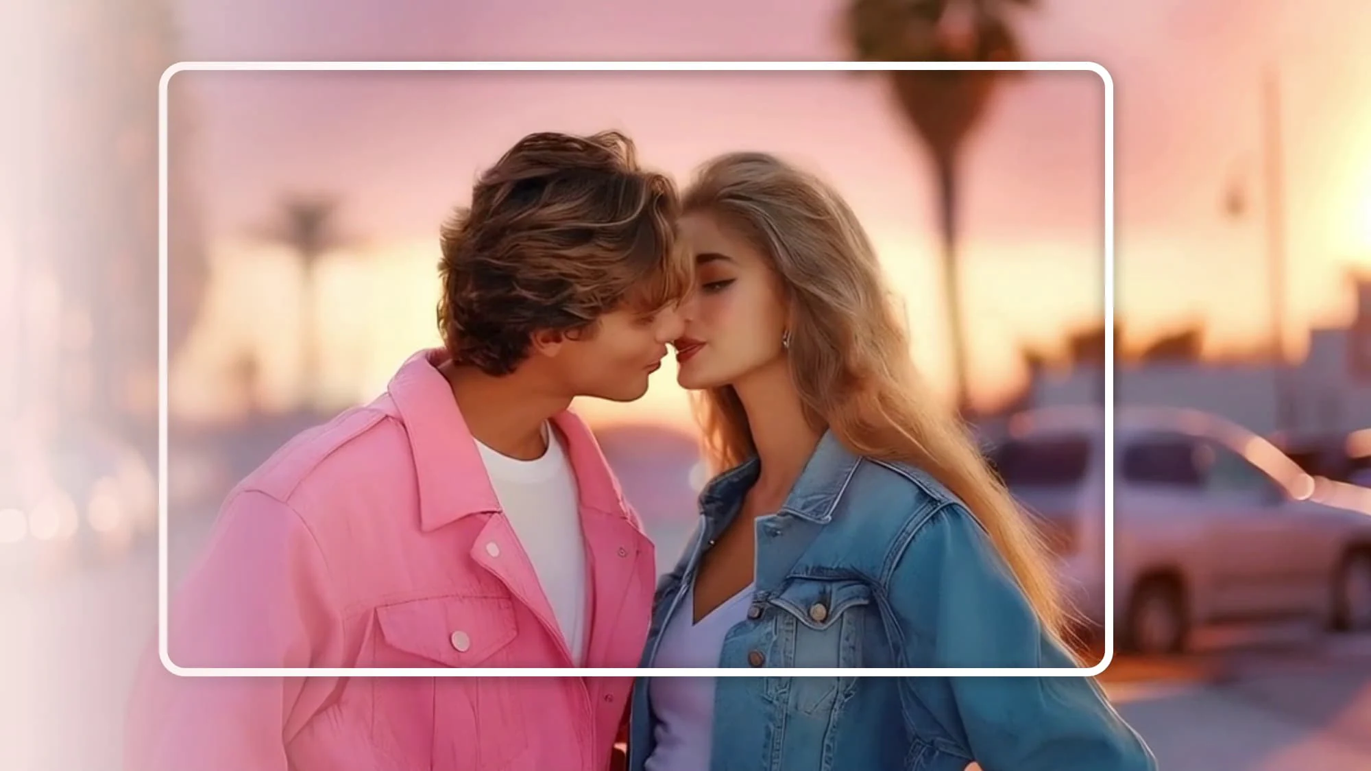 Preview of an AI-generated kissing video